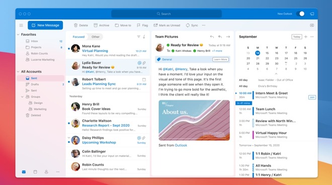 see individuals in a group in outlook for mac